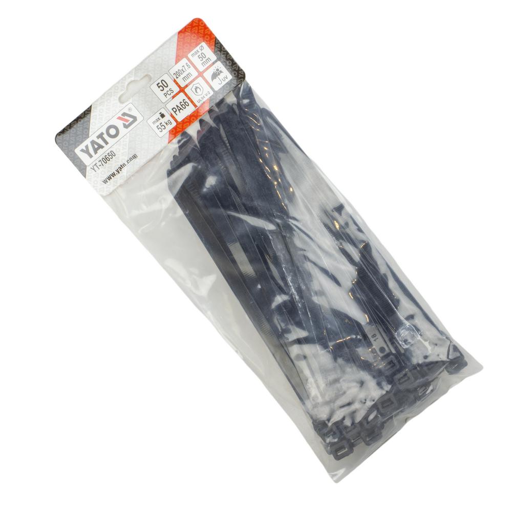 Yato Nippuside 7.6 mm musta, UV-suojattu, 50 kpl / paketti - Image 5