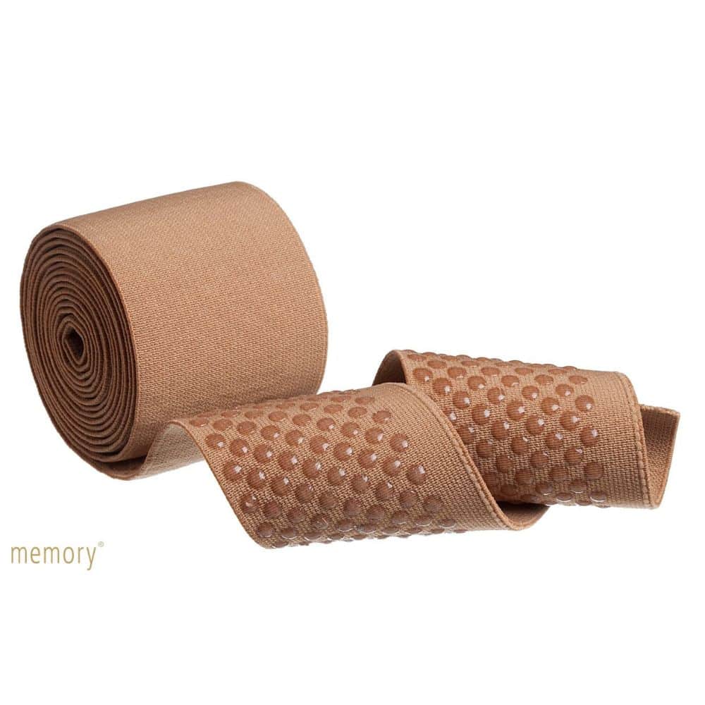 Hoitosukat polvipituus Memory CCL1 avokärki ADH silikonireuna - Image 3